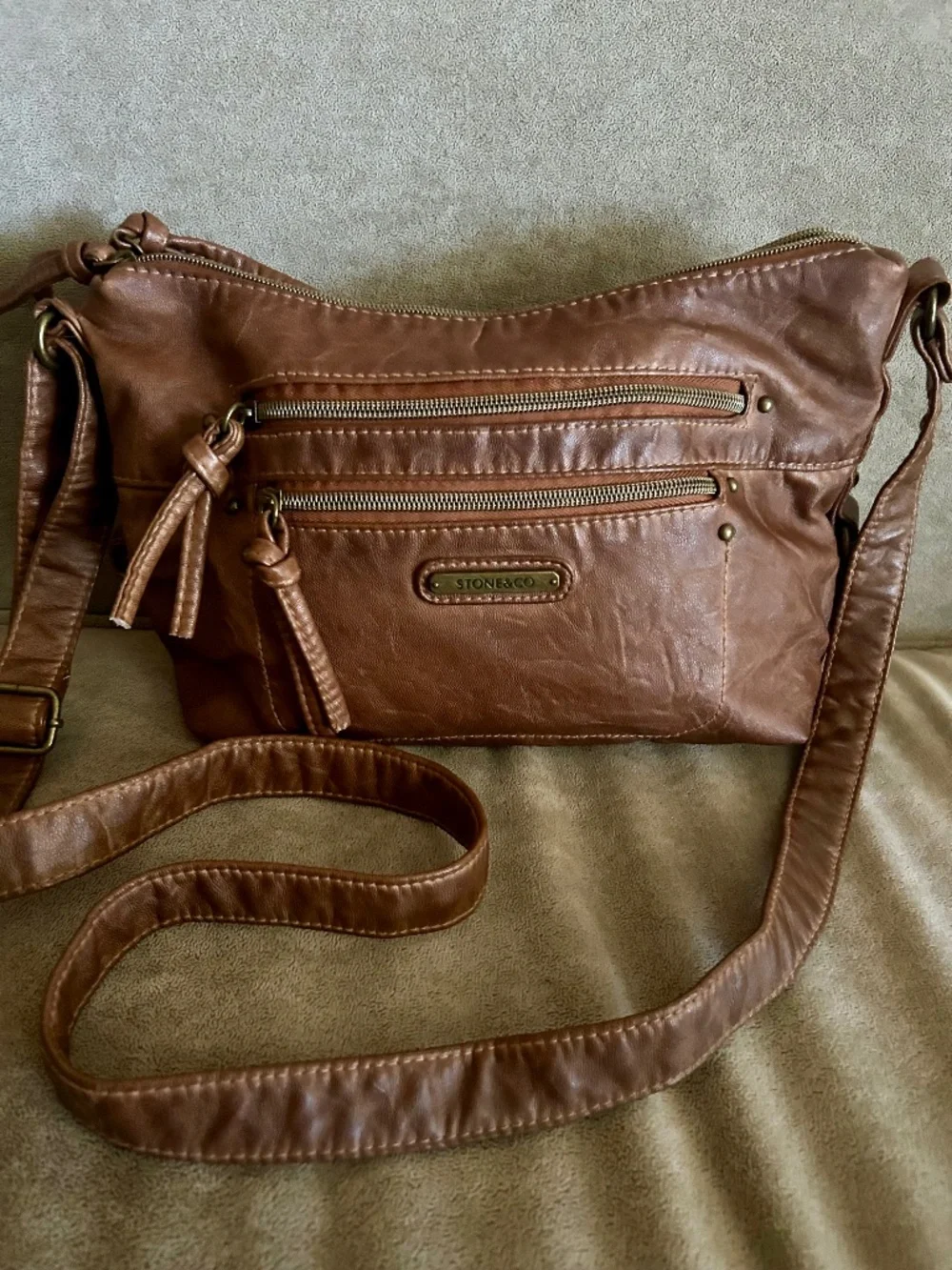 Stone & Company Smokey Mountain Side Ring Hobo Bag